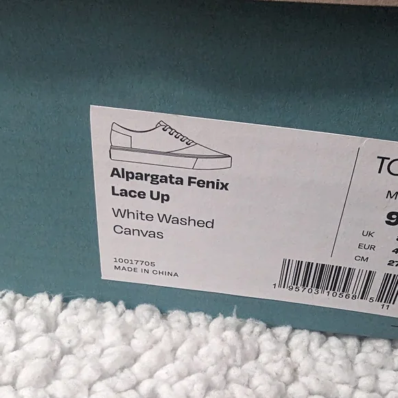 Alpargata Fenix Lace Up Sneakers Size 9 - Picture 6 of 6